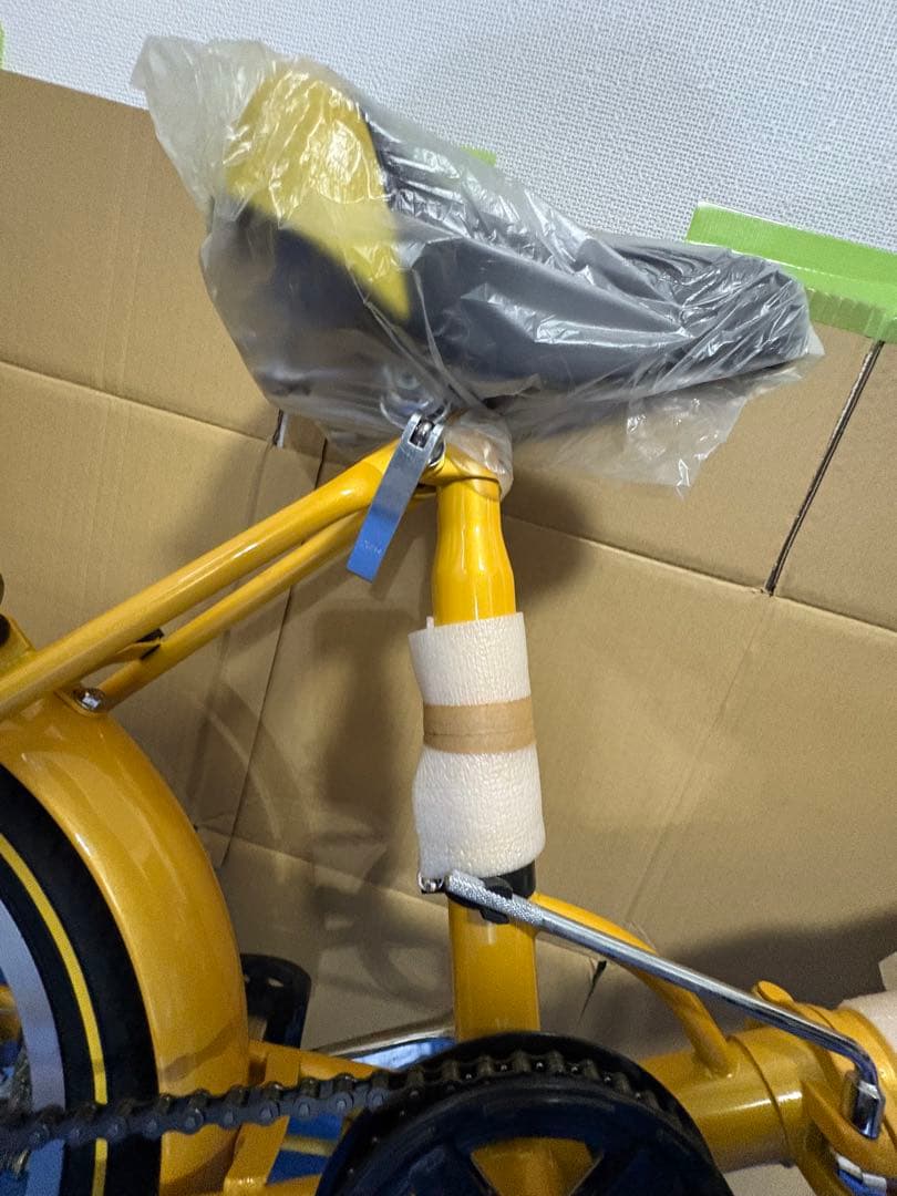 【堀川版】ATENZAアテンザ 折り畳み自転車　イエロー 16 新品未使用