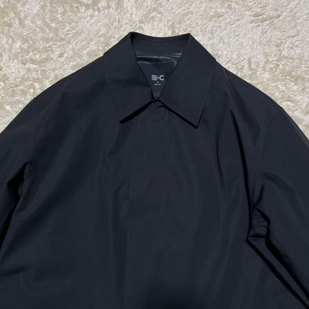 UNIQLO C ブロックテックステンカラーコート　2025モデル ブラック