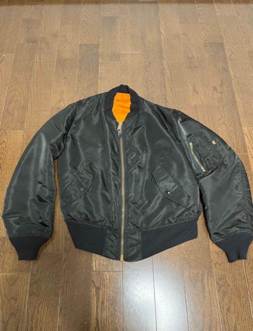 Alpha Industries MA-1 黒 MADE IN USA