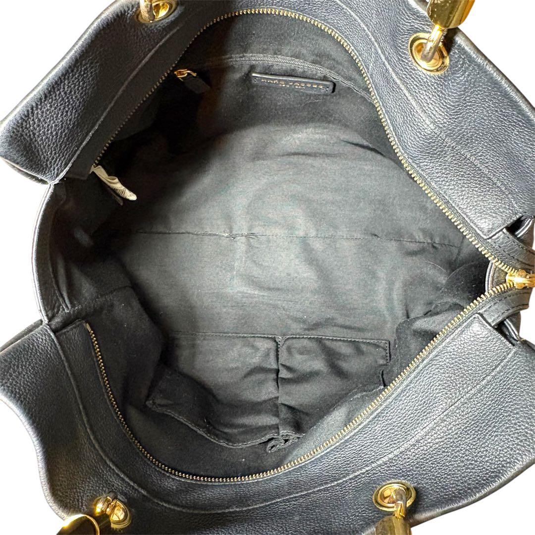 ✳︎極美品✳︎マークジェイコブス トートバッグ　レザー シボ革 A4可