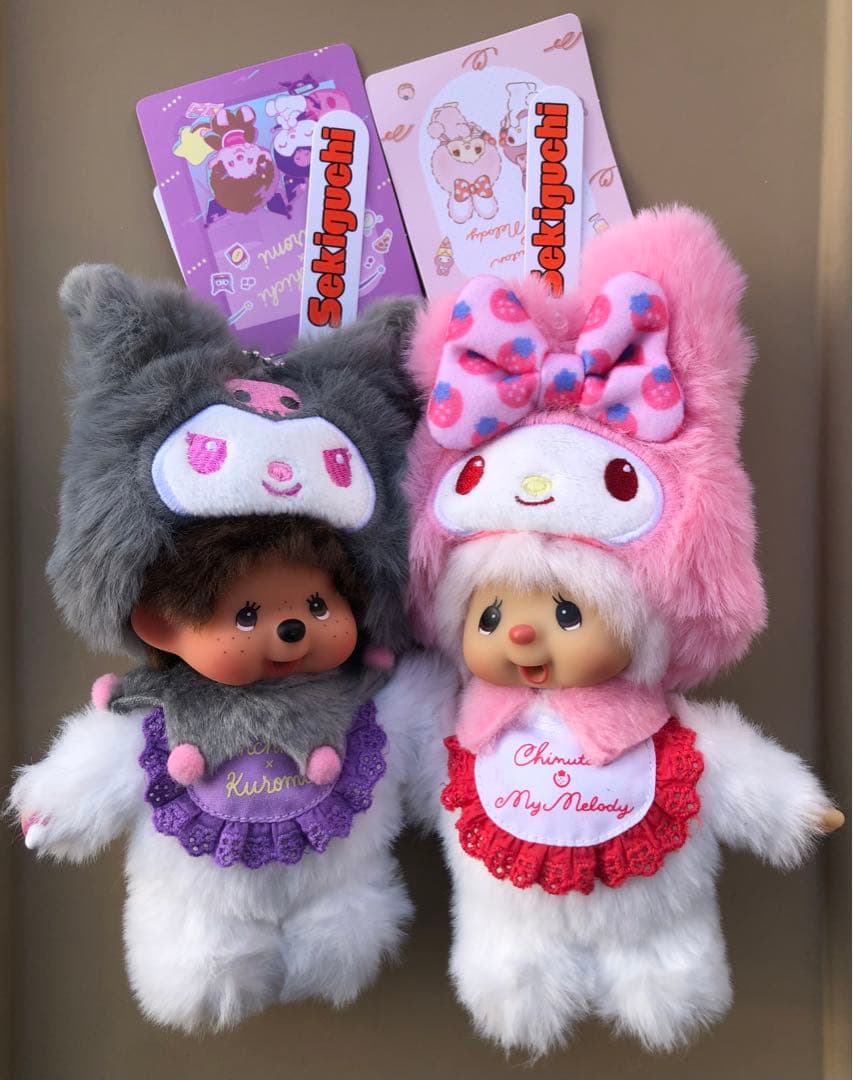 激カワ‼️正規品！新品タグ付くろみちゃん マイメロぬいぐるみキーホルダー2set❣️