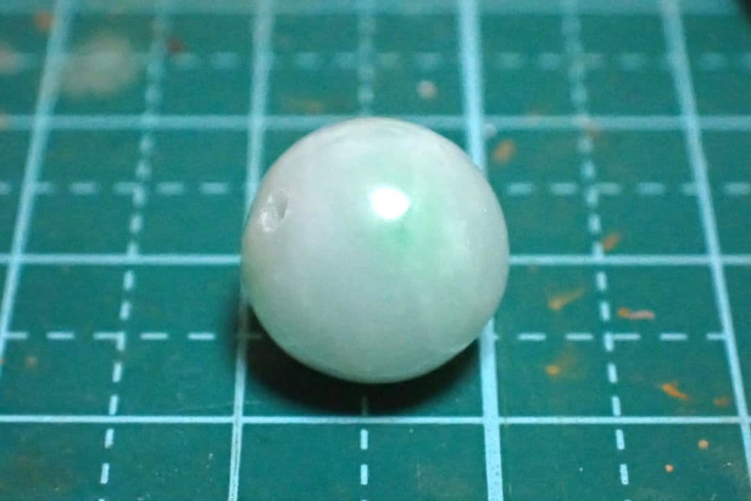 ※berryjamおまとめ※　糸魚川翡翠　丸玉　姫川　緑　11ミリ　②