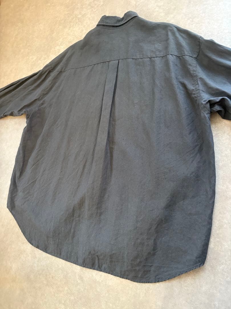 Graphpaper リネンオーバーサイズシャツ　グラフペーパー