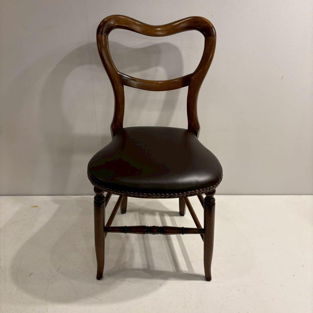 英国アンティークリプロダクト マホガニー バルーンバックチェア 椅子　2/4