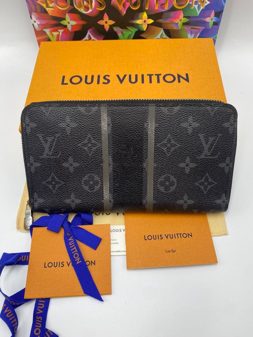 【限定品】ルイヴィトン モノグラム エクリプス フラグメント デザイン 長財布