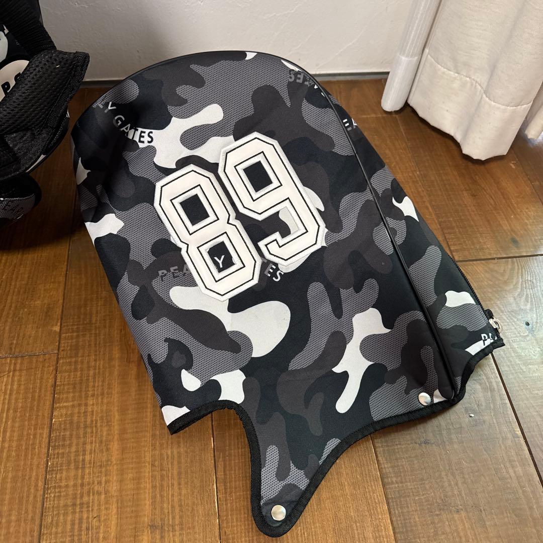 パーリーゲイツ キャディバッグ　ブラックカモ