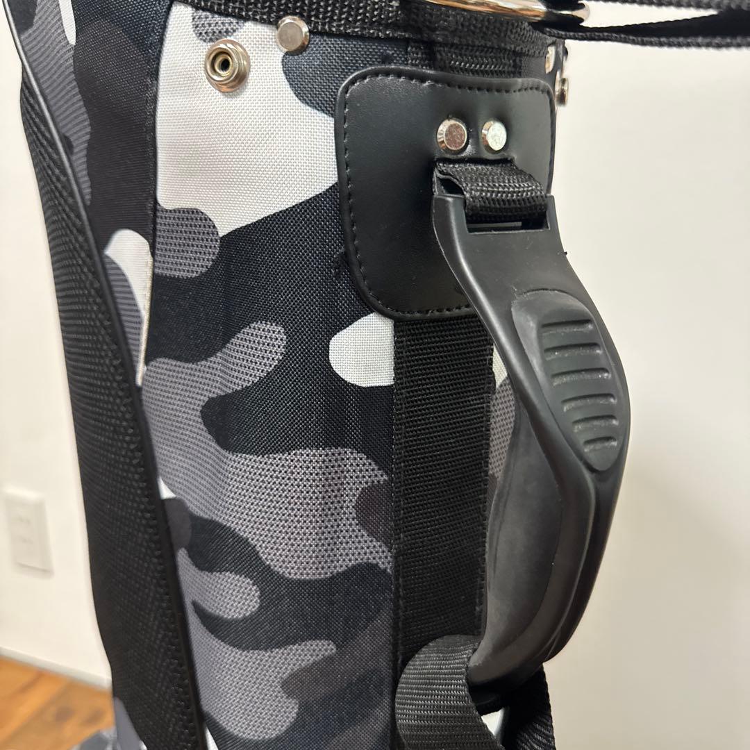 パーリーゲイツ キャディバッグ　ブラックカモ