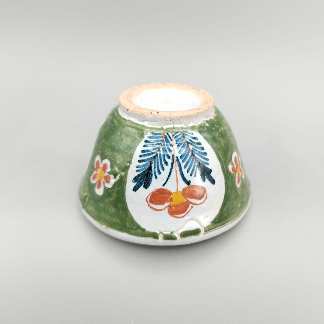 デルフト 色絵花文盃 18世紀