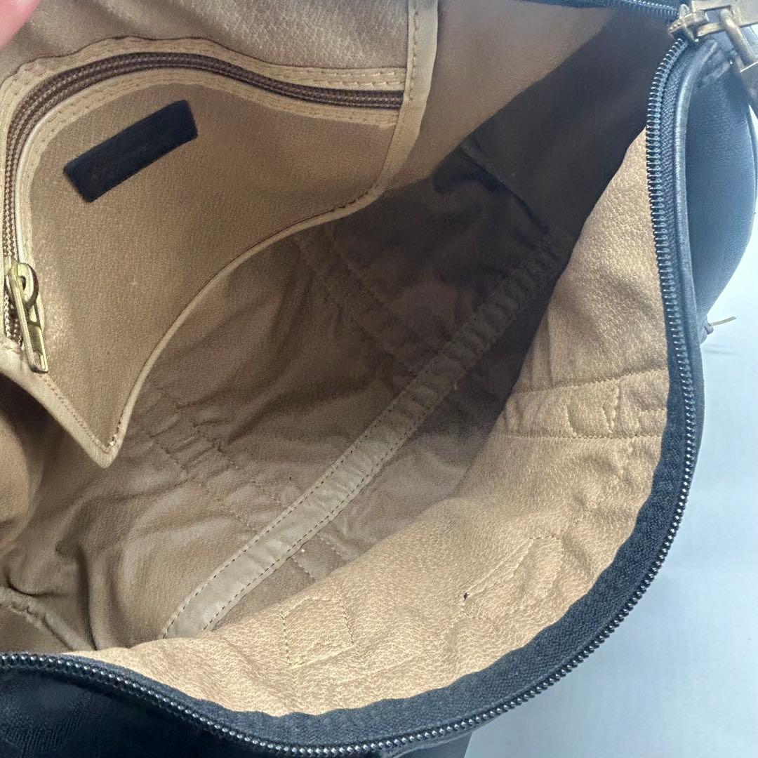 dior トロッター　ボストン　バッグ　pvc レザー