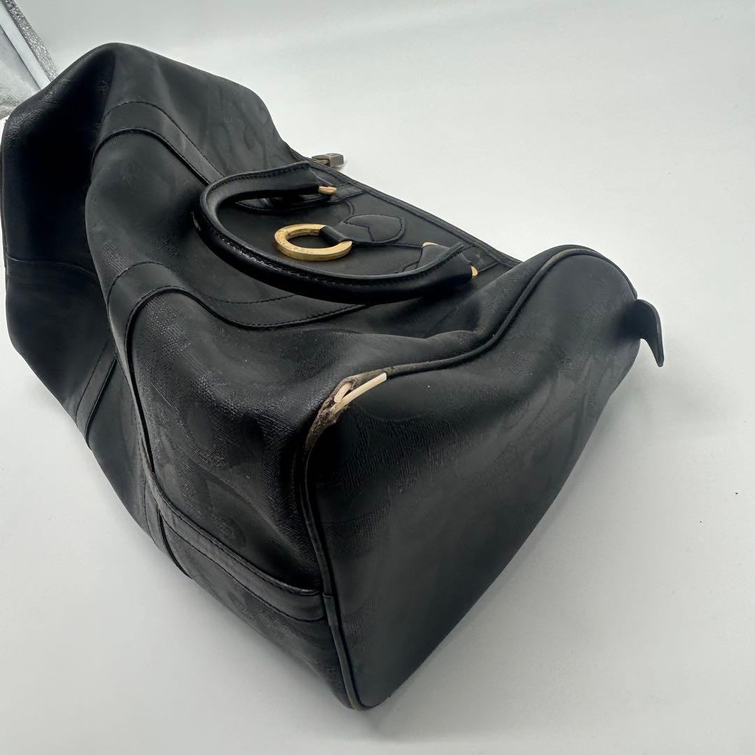 dior トロッター　ボストン　バッグ　pvc レザー