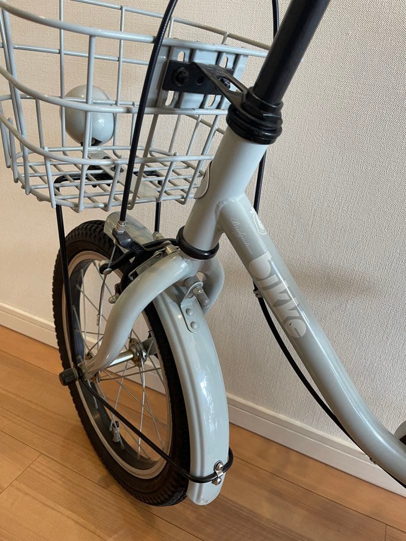 m&m's-83様　美品bikke 16インチ ブルーグレー子供用自転車補助輪付