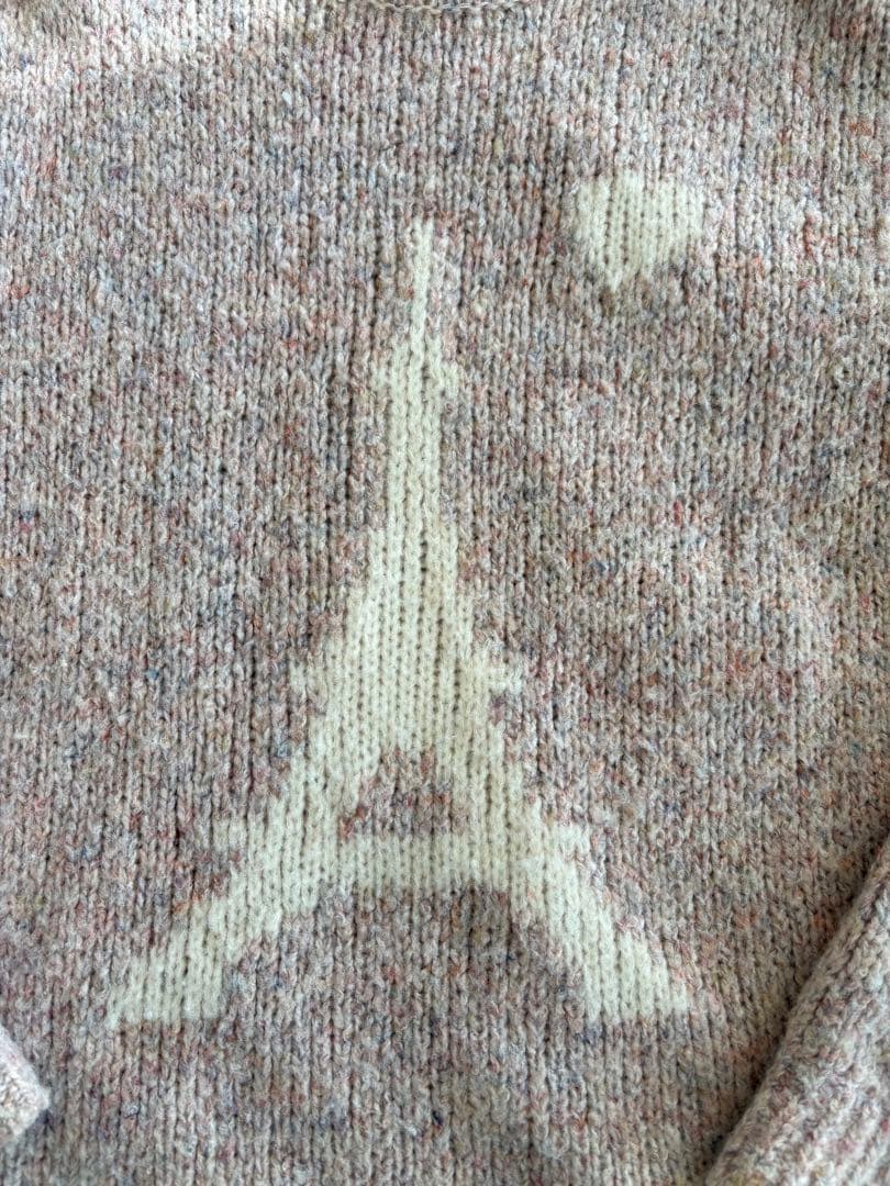 マドモアゼルノンノン エッフェル塔柄 ニットセーター 38 日本製