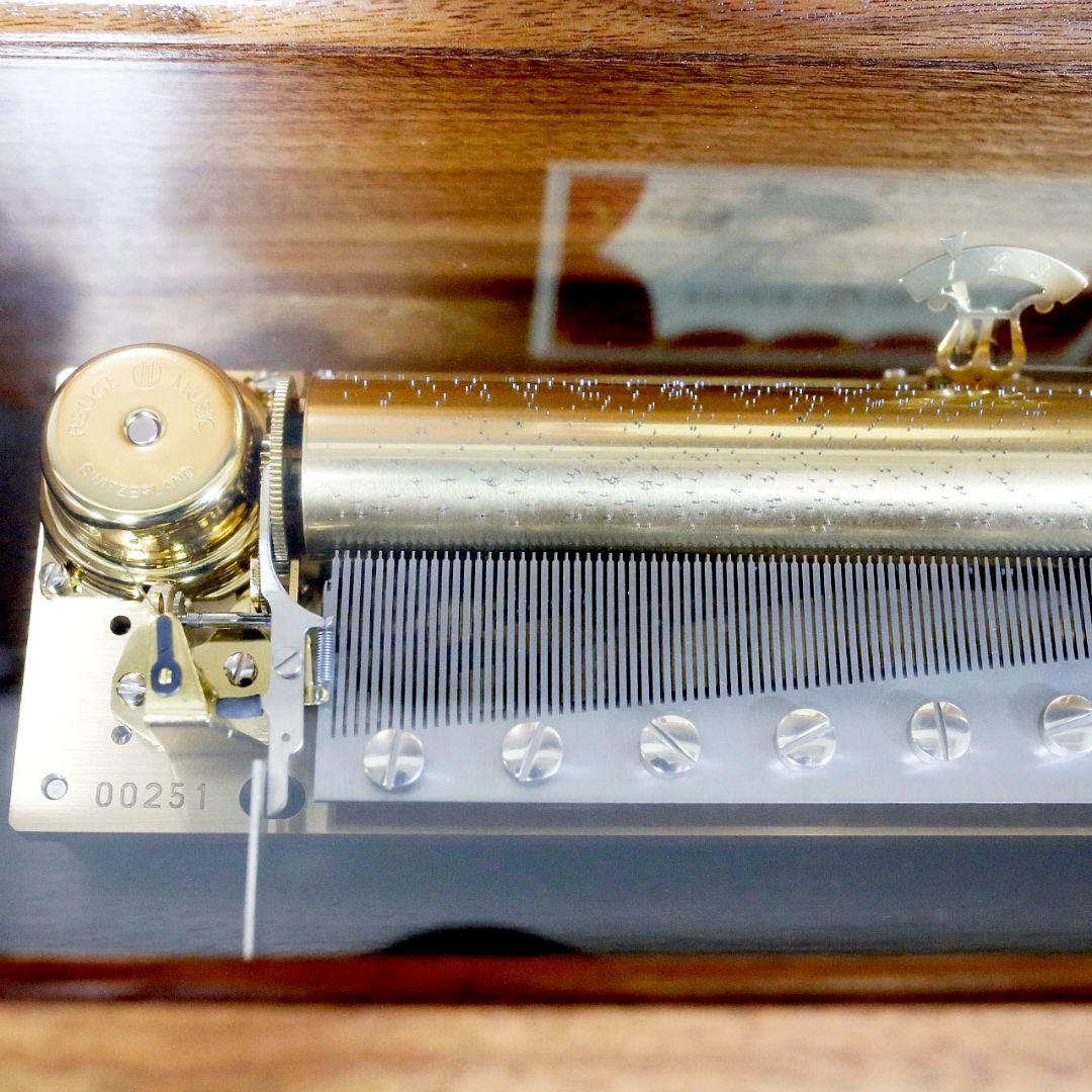 【美品】リュージュ 高級オルゴール １４４弁 チャイコフスキー ３メロディー