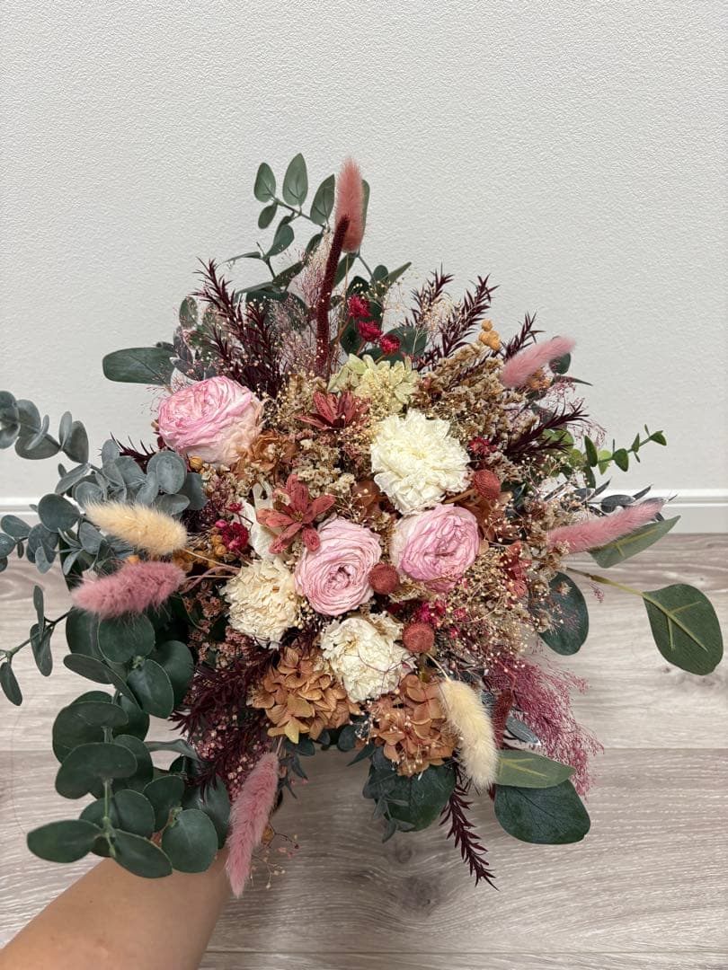 ウェディングブーケ　プリザーブドフラワー アレンジメント【年末年始セール】