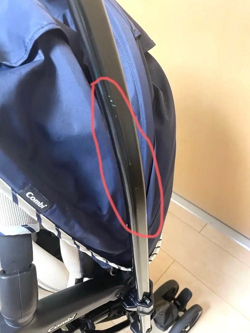【美品】コンビ　ベビーカー　スゴカル　4キャス　ハンディ　エアー　両対面タイプ