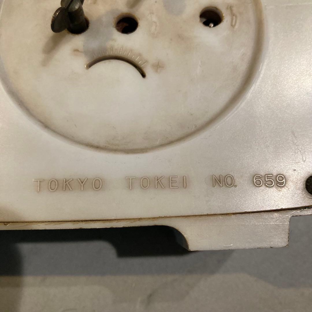 希少 昭和20年代 東京時計 鉱石ラジオ付き目覚まし時計 ゲルマラジオ ジャンク