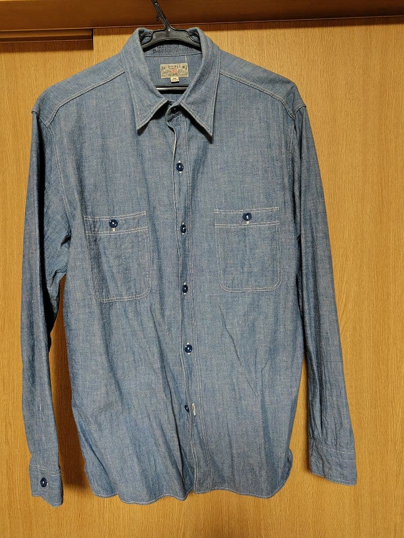美品！Buzz Rickson's シャンブレーシャツ 17-17½　XL