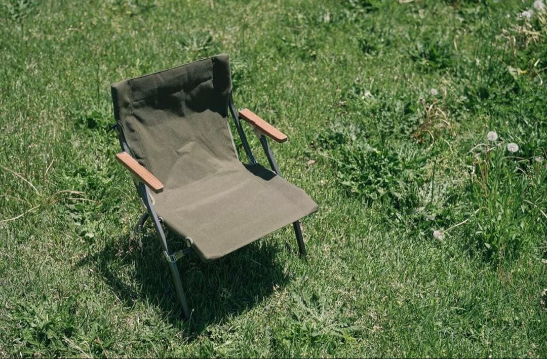 希少　スノーピーク　雪峰祭2024春限定　ローチェアショート　ダークグリーン