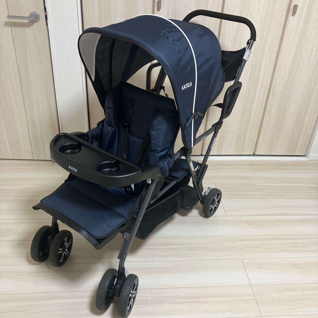KATOJI カトージ 二人乗りベビーカー 二人でゴー