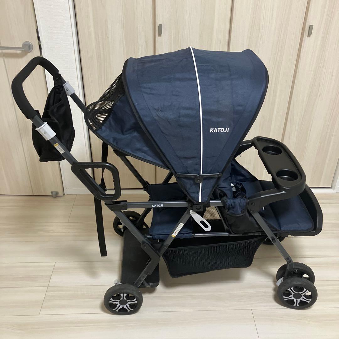 KATOJI カトージ 二人乗りベビーカー 二人でゴー