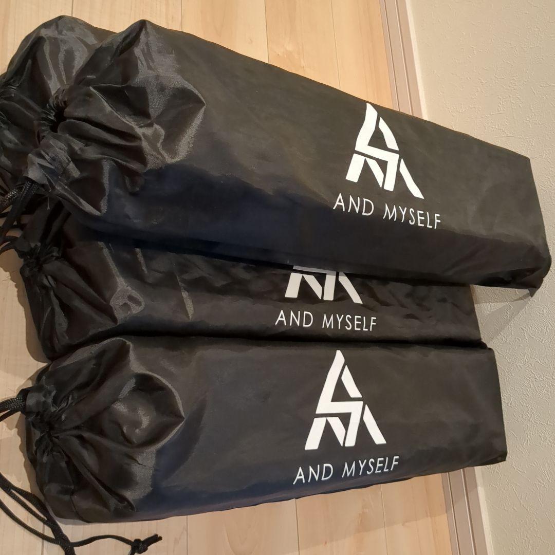 AND MYSELF アウトドアクッション オリーブグリーン、ベージュ四個セット