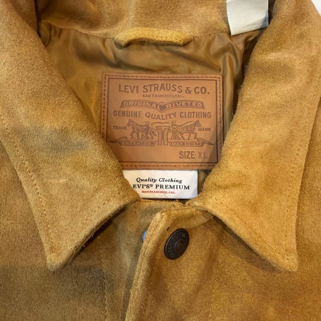 levi's スウェードトラッカージャケット