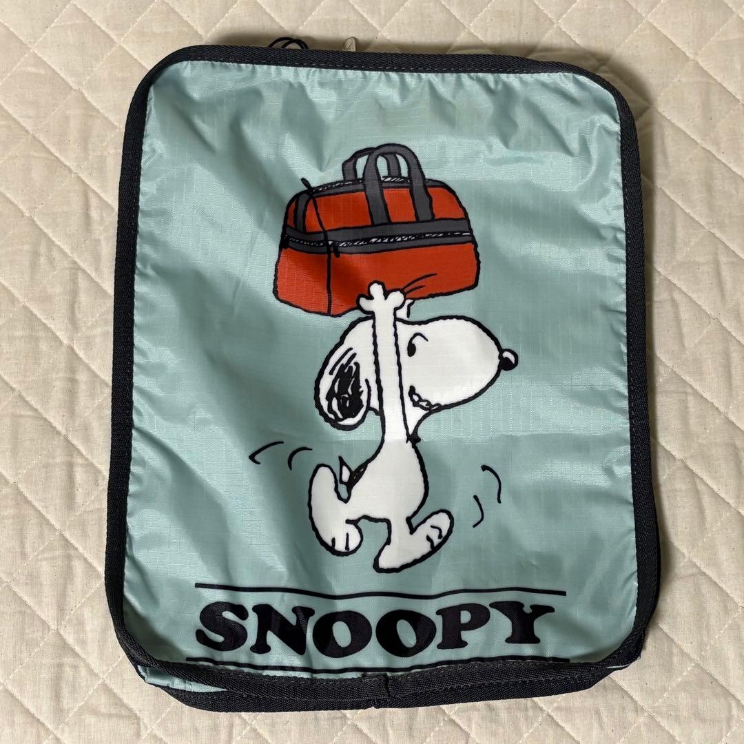 レスポートサック　パッキングポーチ　スヌーピー　大・小2個セット