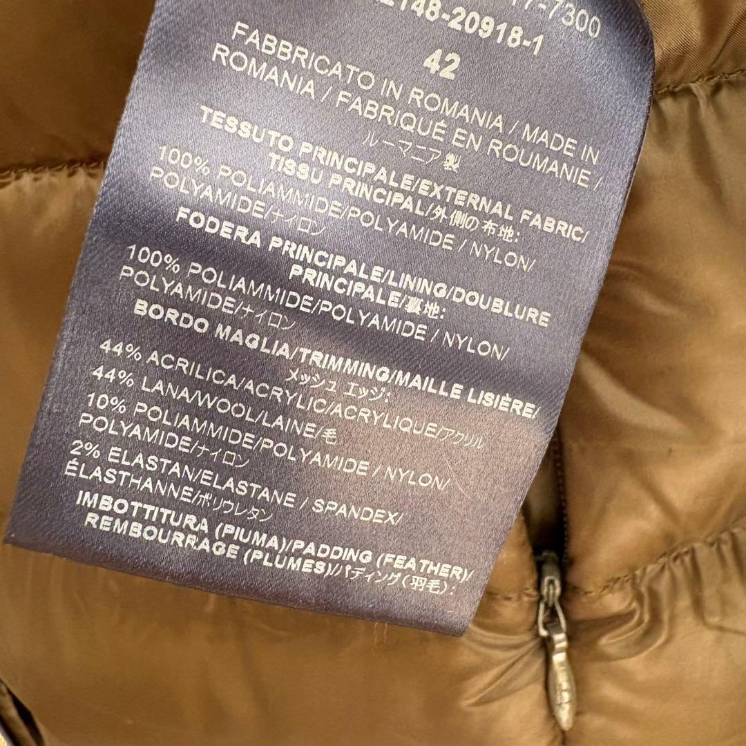 ２点おまとめ　ヘルノ　ダウン　コート　ノーカラー　レディース　42