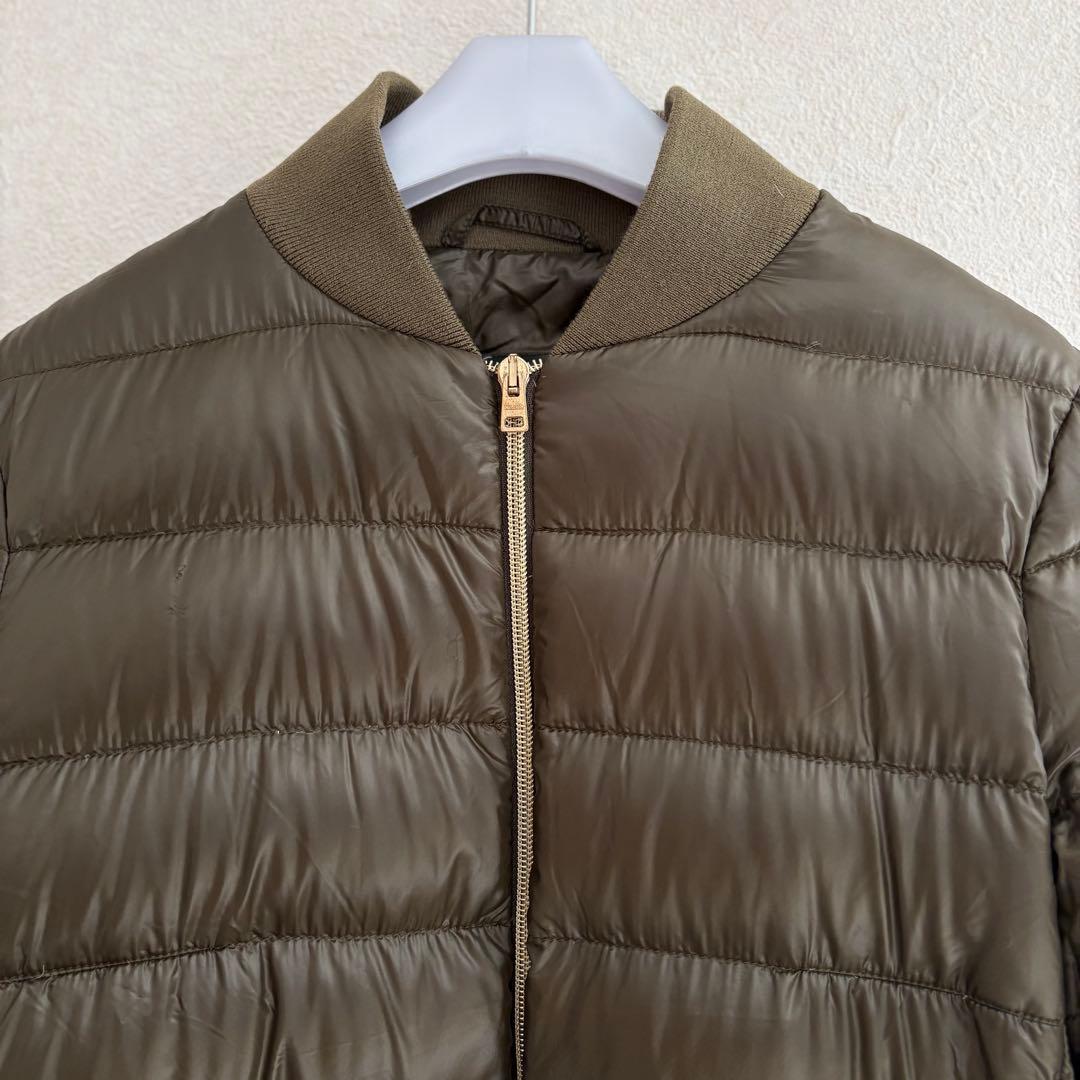 ２点おまとめ　ヘルノ　ダウン　コート　ノーカラー　レディース　42