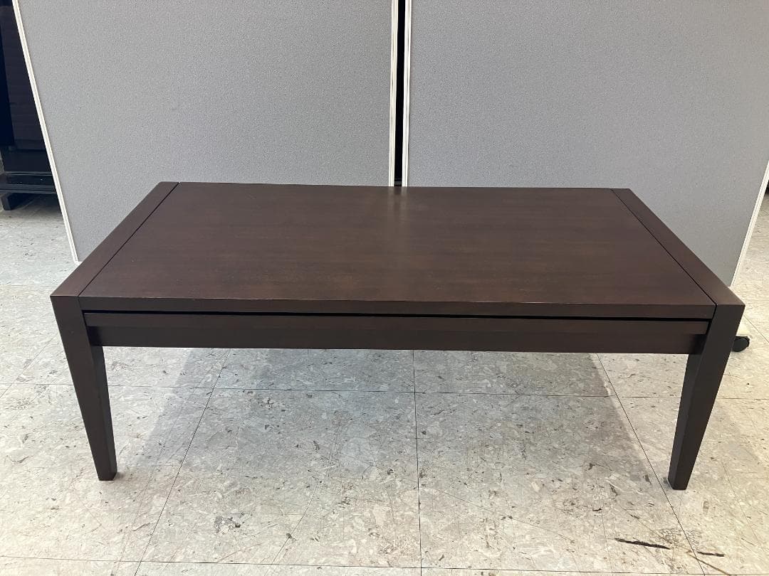 ACTUS ローテーブル ALCHEMY エクステンション 伸縮式 ブラウン