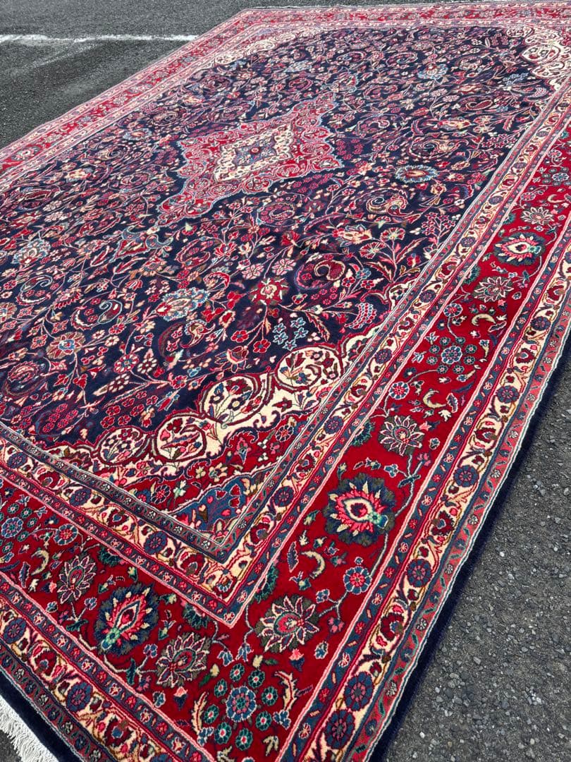 高級 ペルシャ 絨毯 手織 イラン