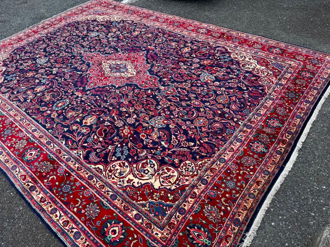 高級 ペルシャ 絨毯 手織 イラン