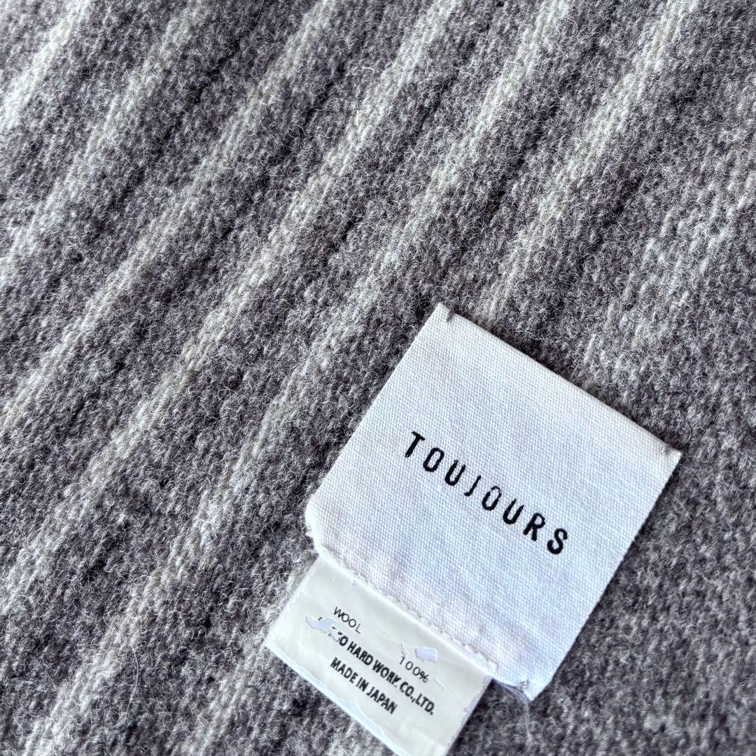toujours 原色ジャコブウールブランケット