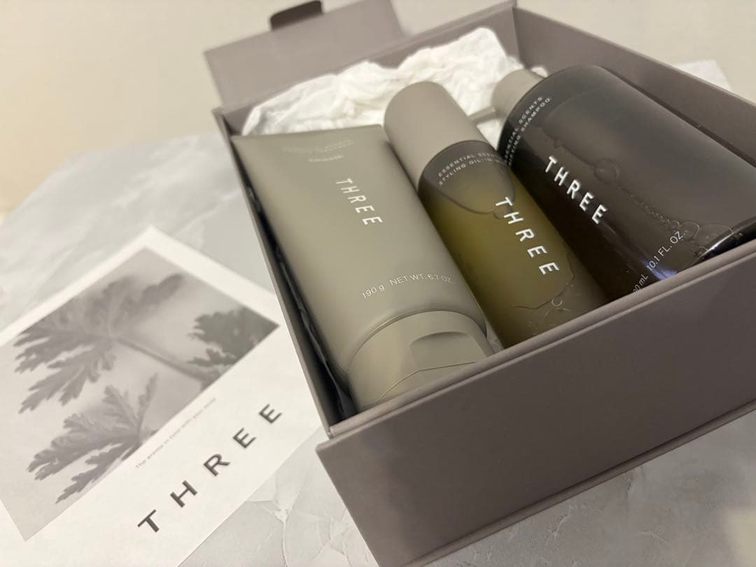 THREE ヘアケア3点セット