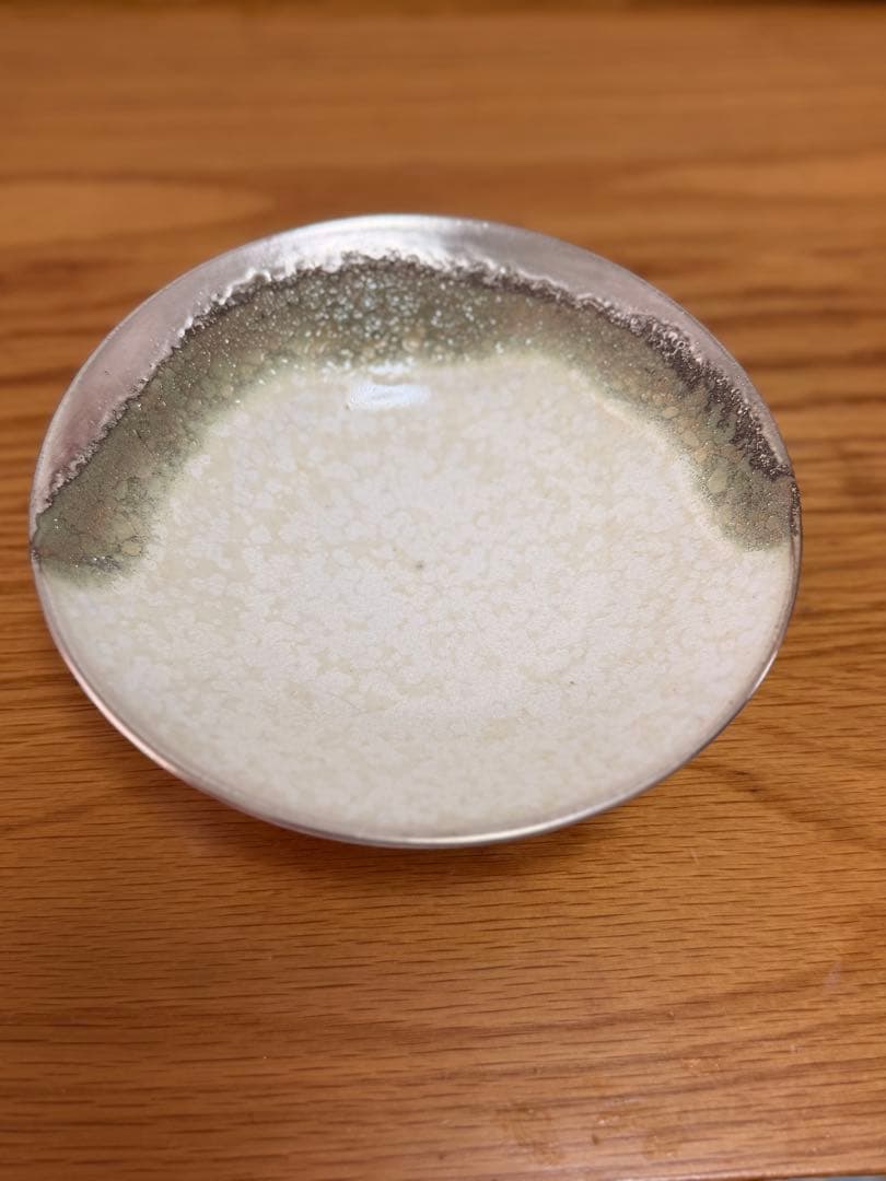 福村龍太　銀彩小皿