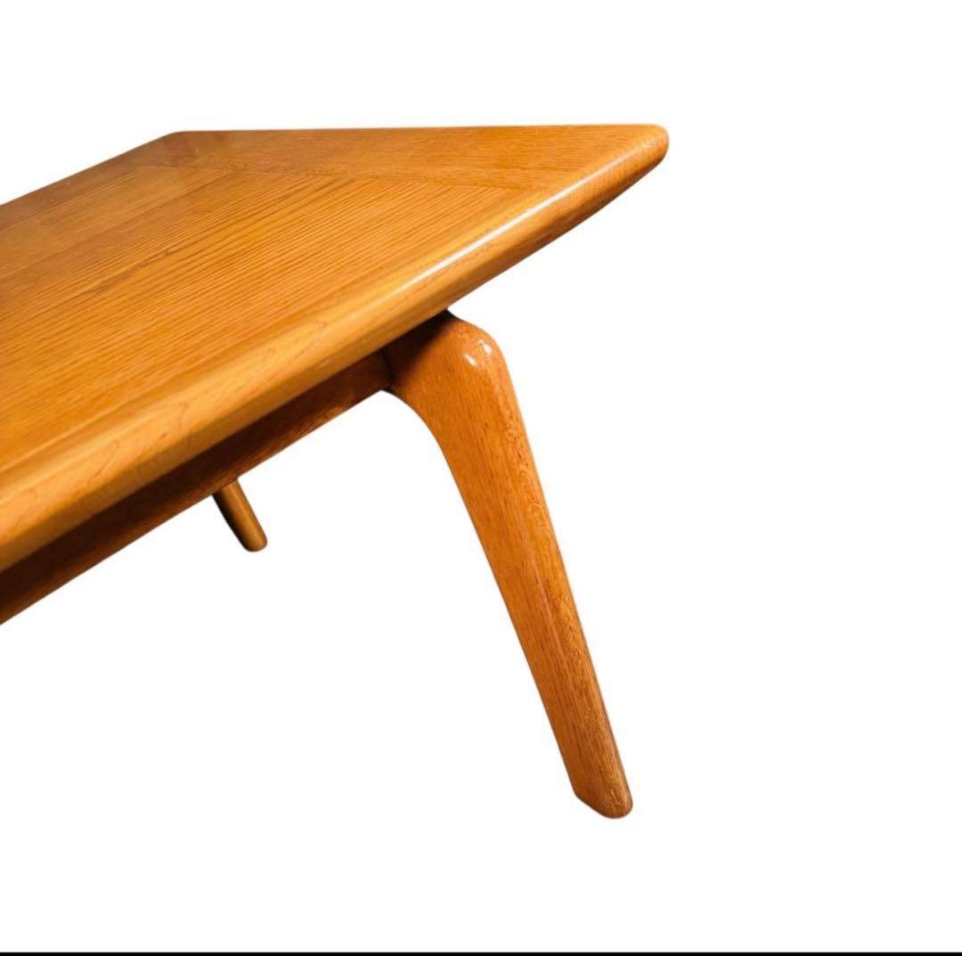 カリモク　ビンテージ　ローテーブル　希少デザイン