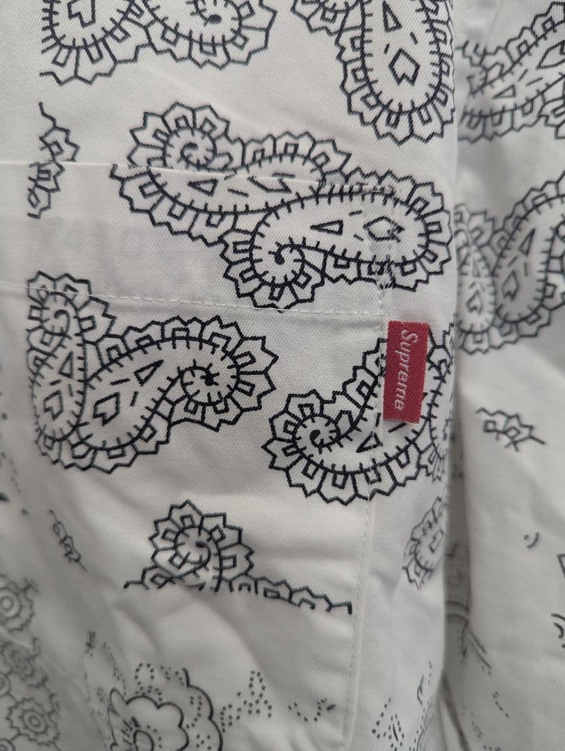 SUPREME シュプリーム　Paisley Grid Shirt