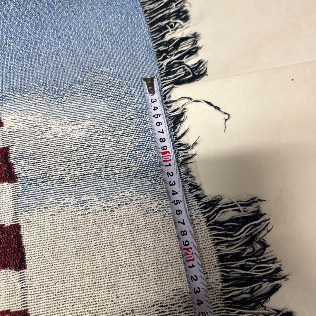 星条旗　マルチカバー　ソファーカバー　ヴィンテージラグ　178x131