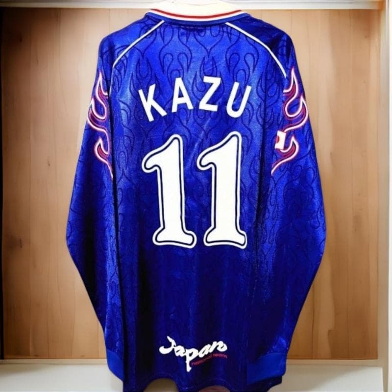1998日本代表長袖 シャツ 背番号11 KAZU 三浦知良