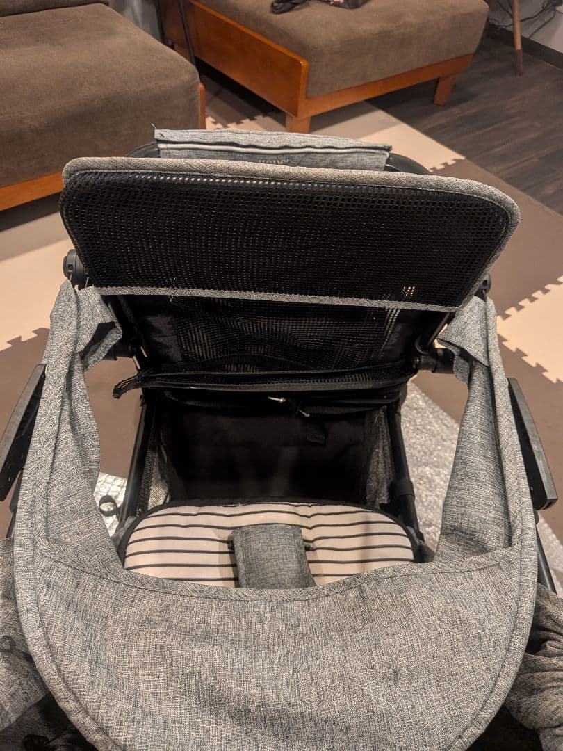 KATOJI 二人乗りベビーカー（レインカバー付）