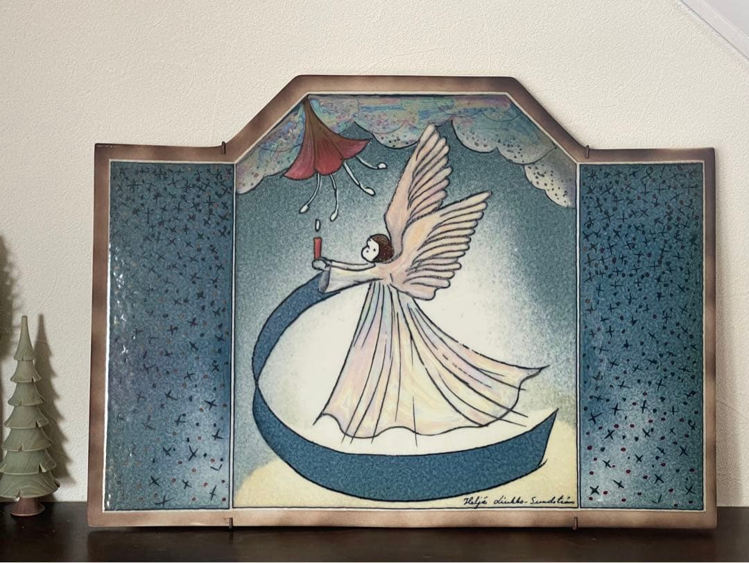 Helja Liukko-Sundstrom 天使の陶板