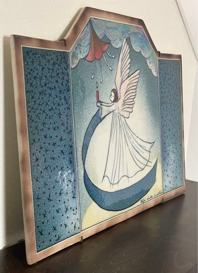 Helja Liukko-Sundstrom 天使の陶板