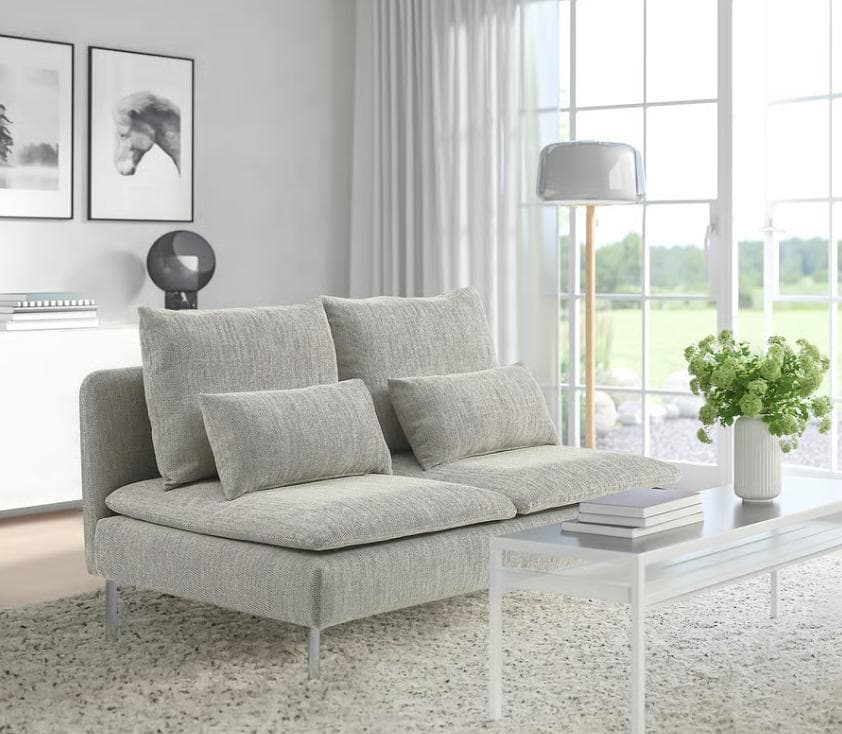 ソーデルハムン3人掛けコンパクトソファセクション グレー