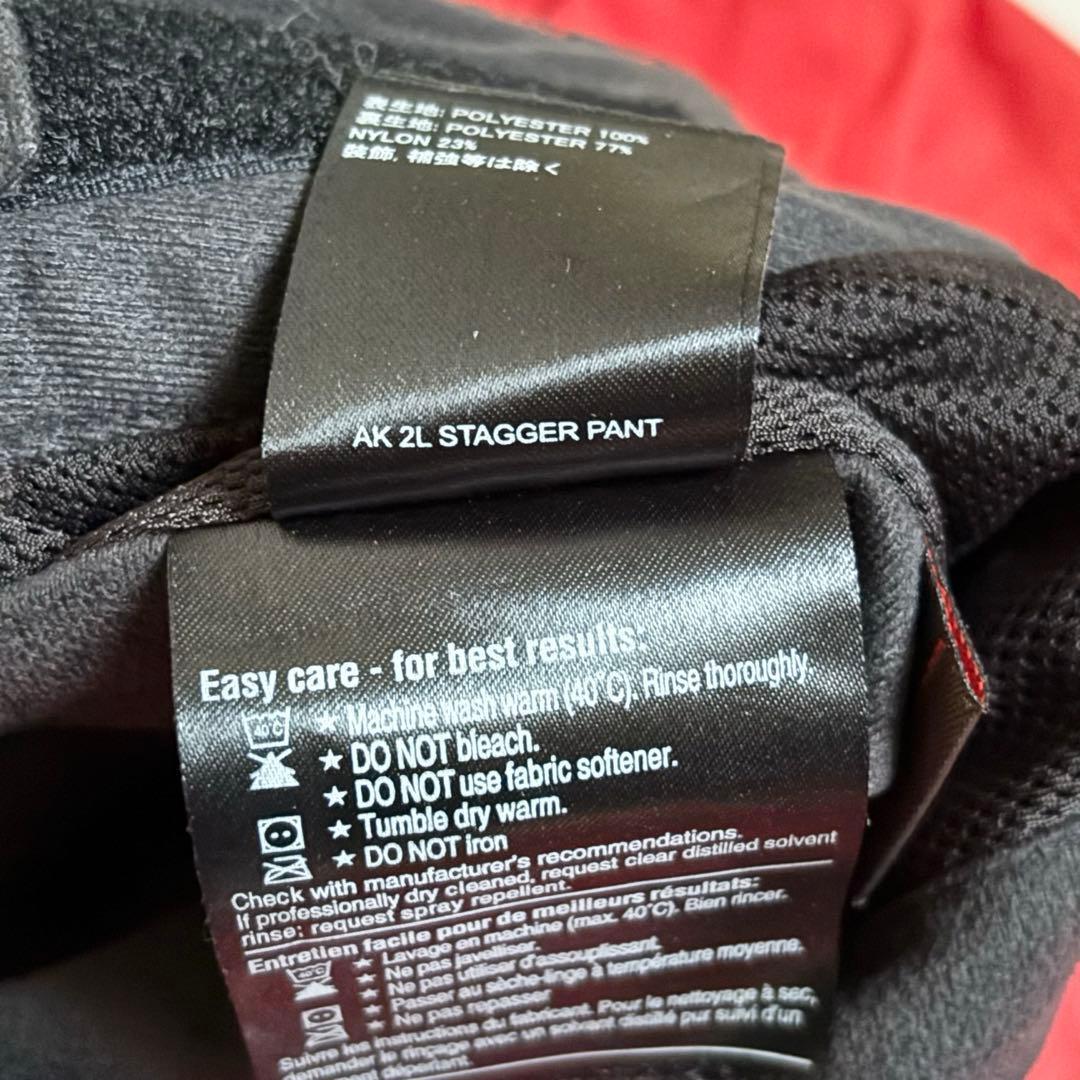 2451 バートン ak ゴアテックス 2L パンツ スノボウェア 無地 レッド