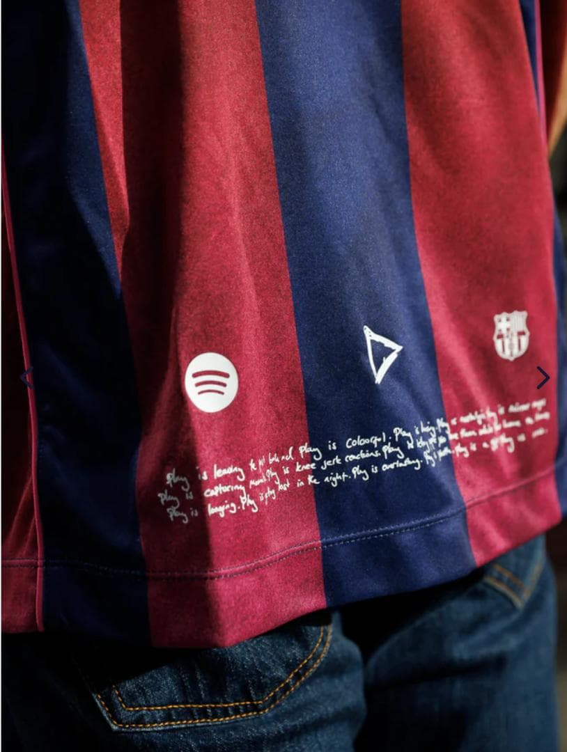 ウェア Sheeran x FC Barcelona Retro  Jersey