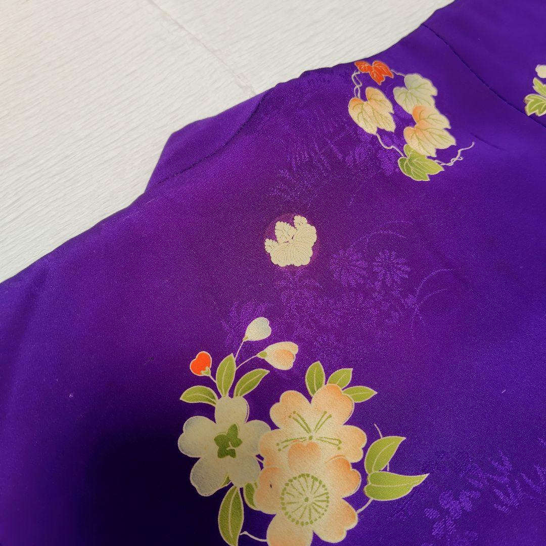 七五三　大正ロマン　アンティーク着物　縮緬