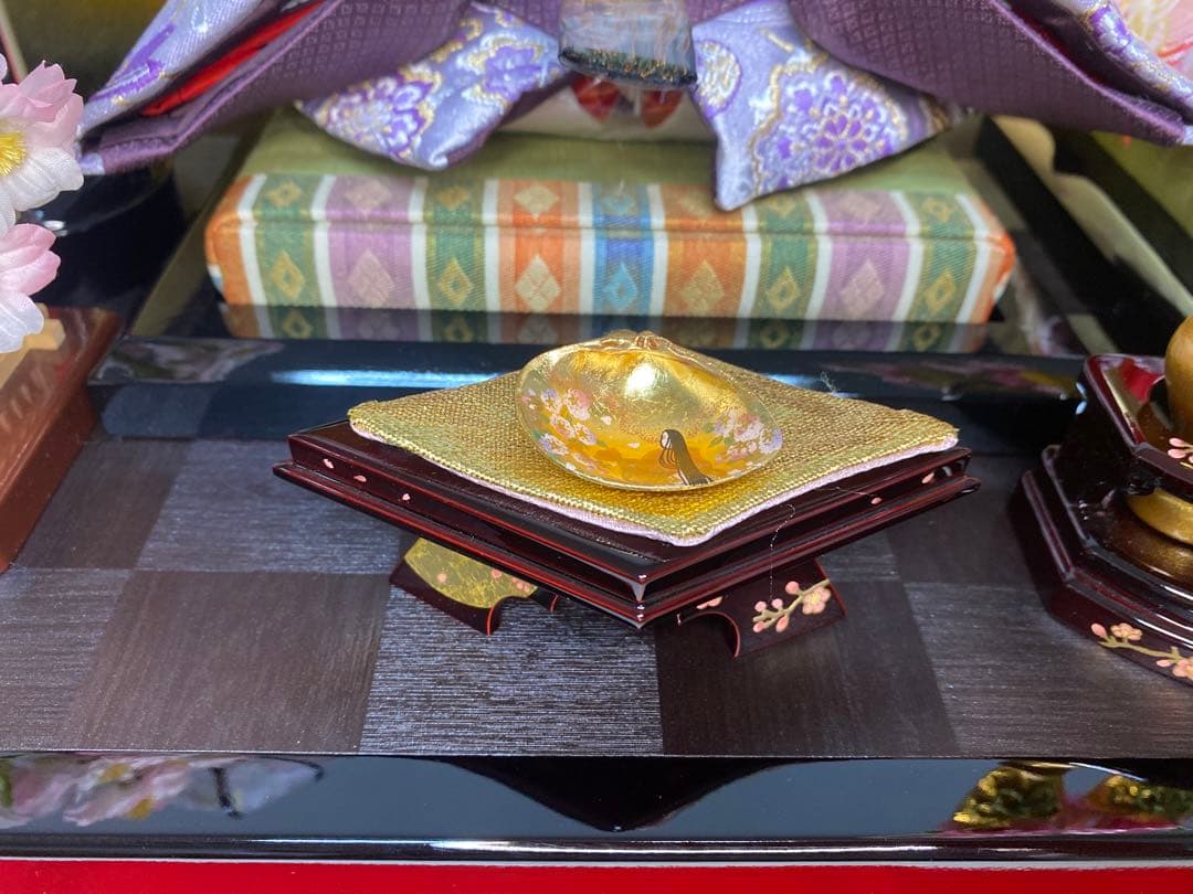 東京久月　雛人形　収納セット・東帯十二単姿・間口約５９×奥行約３４×高さ約５８㎝