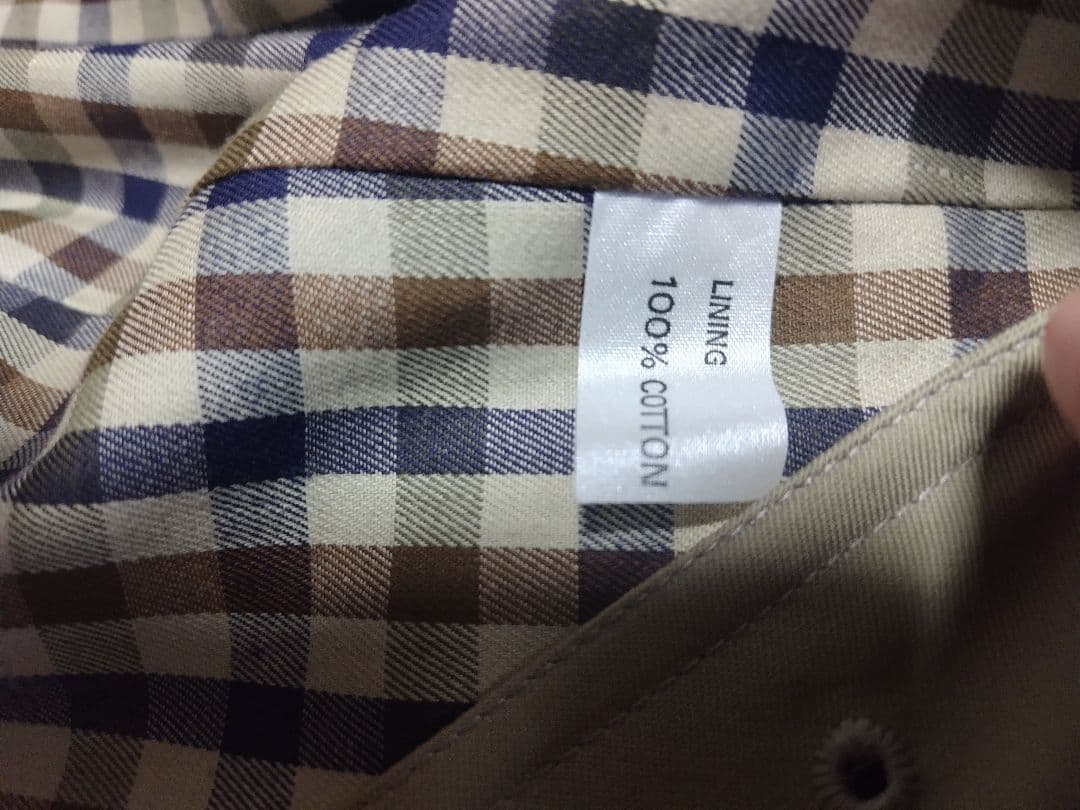 未使用 レディースML アクアスキュータム トレンチコート