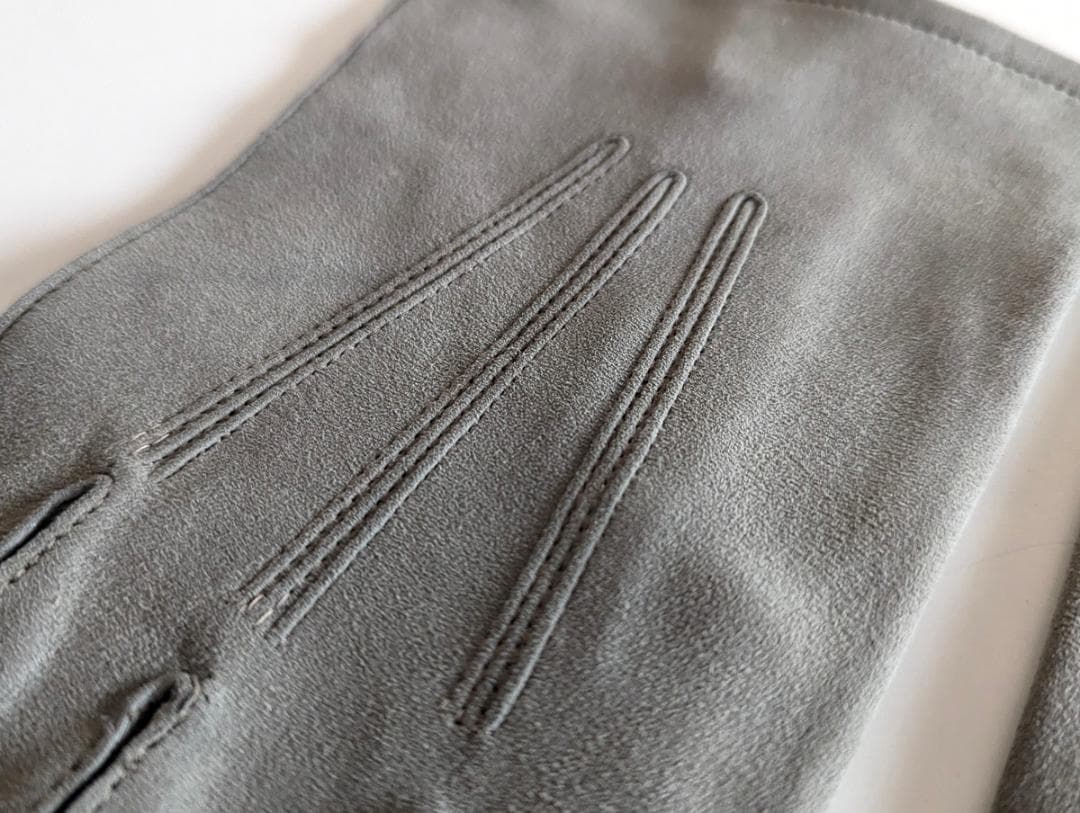 イギリスヴィンテージ 革手袋 フォーマル グレー レザーグローブ