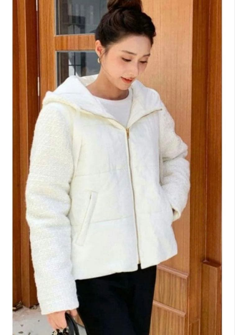 美品 BB バースデーバッシュTWEED DOCKING DOWN JACKET